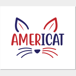 American cat Posters and Art
